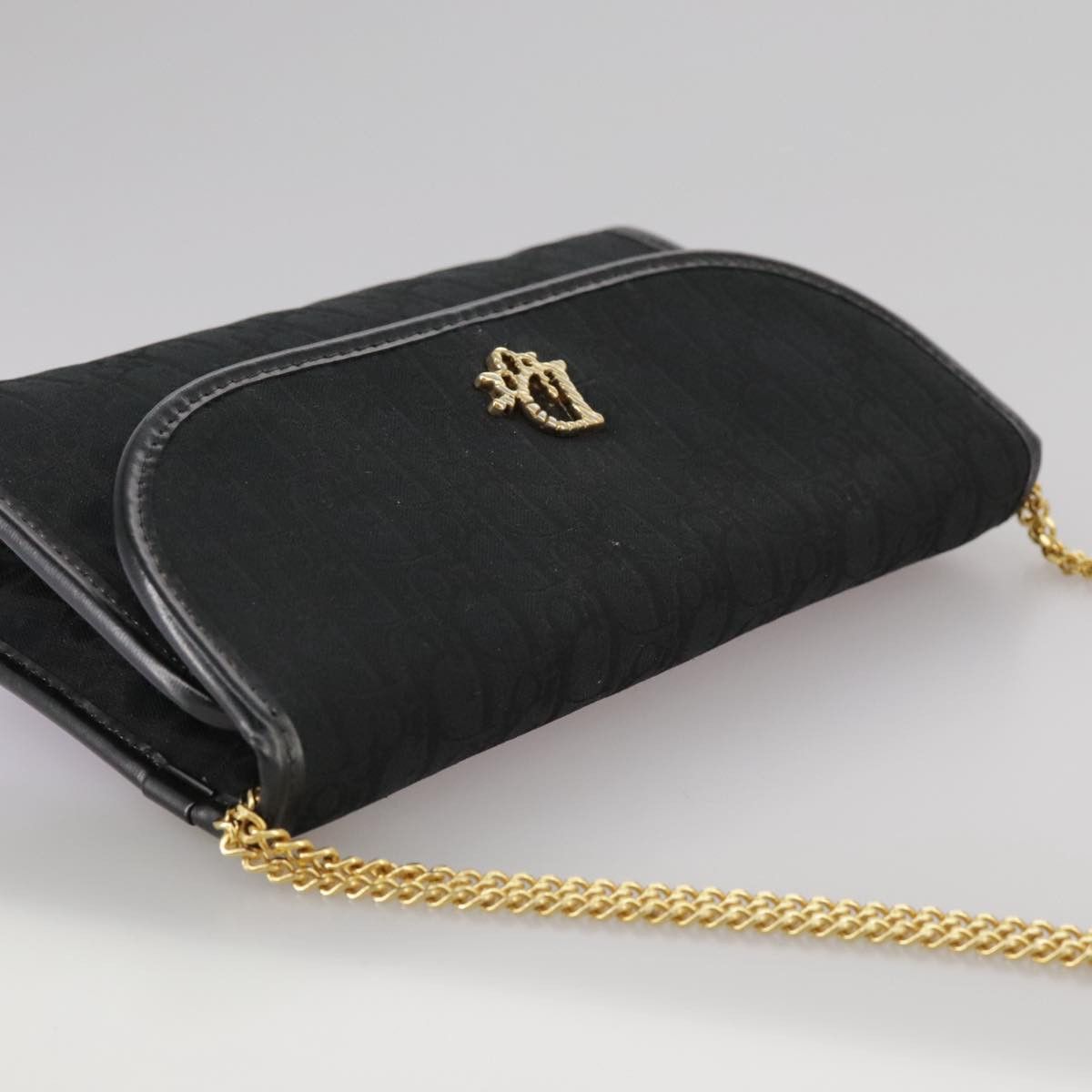 Dior Trotter Black Canvas Shoulder Bag (Pre-Owned) Size ONE SIZE - 15 Thumbnail