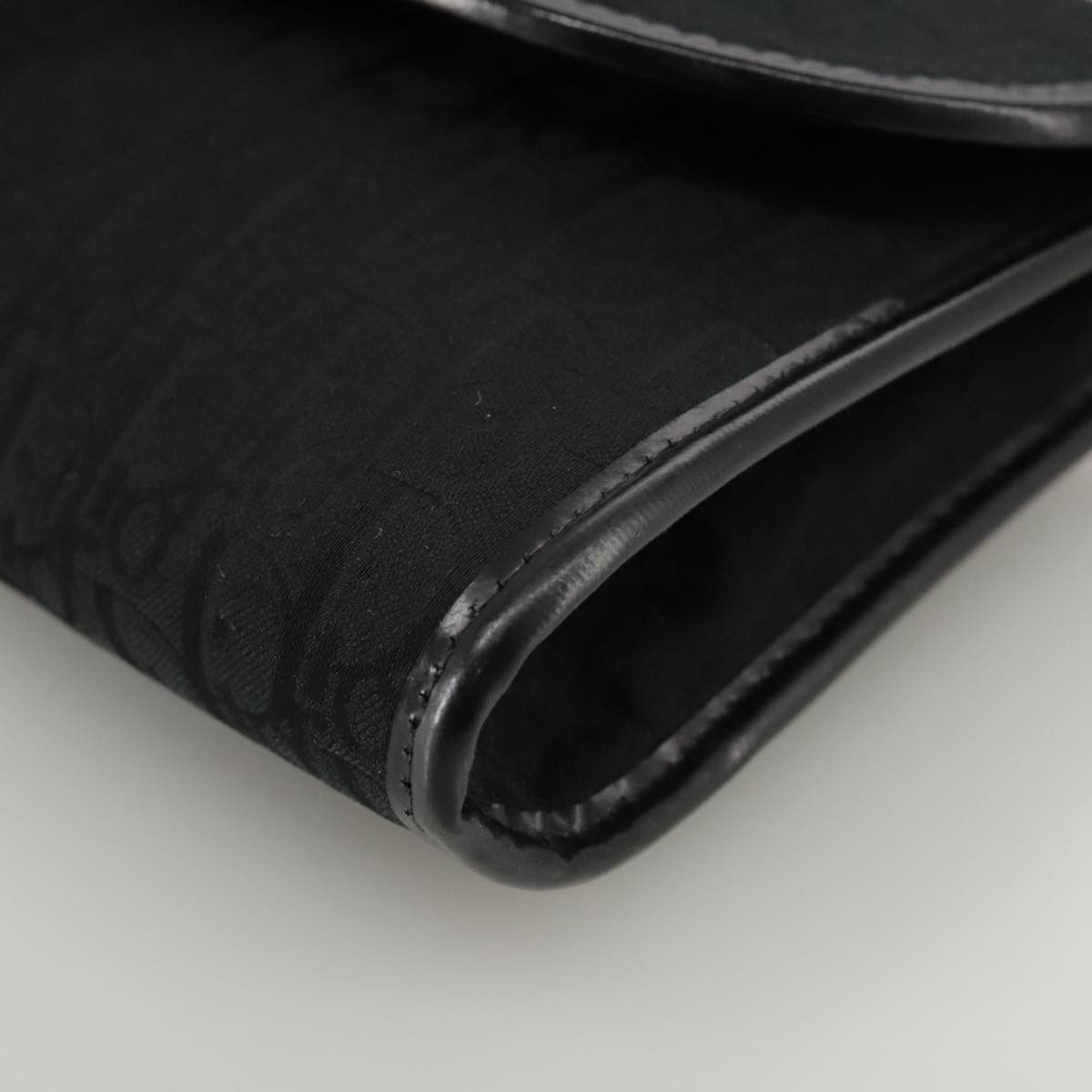 Dior Trotter Black Canvas Shoulder Bag (Pre-Owned) Size ONE SIZE - 8 Thumbnail