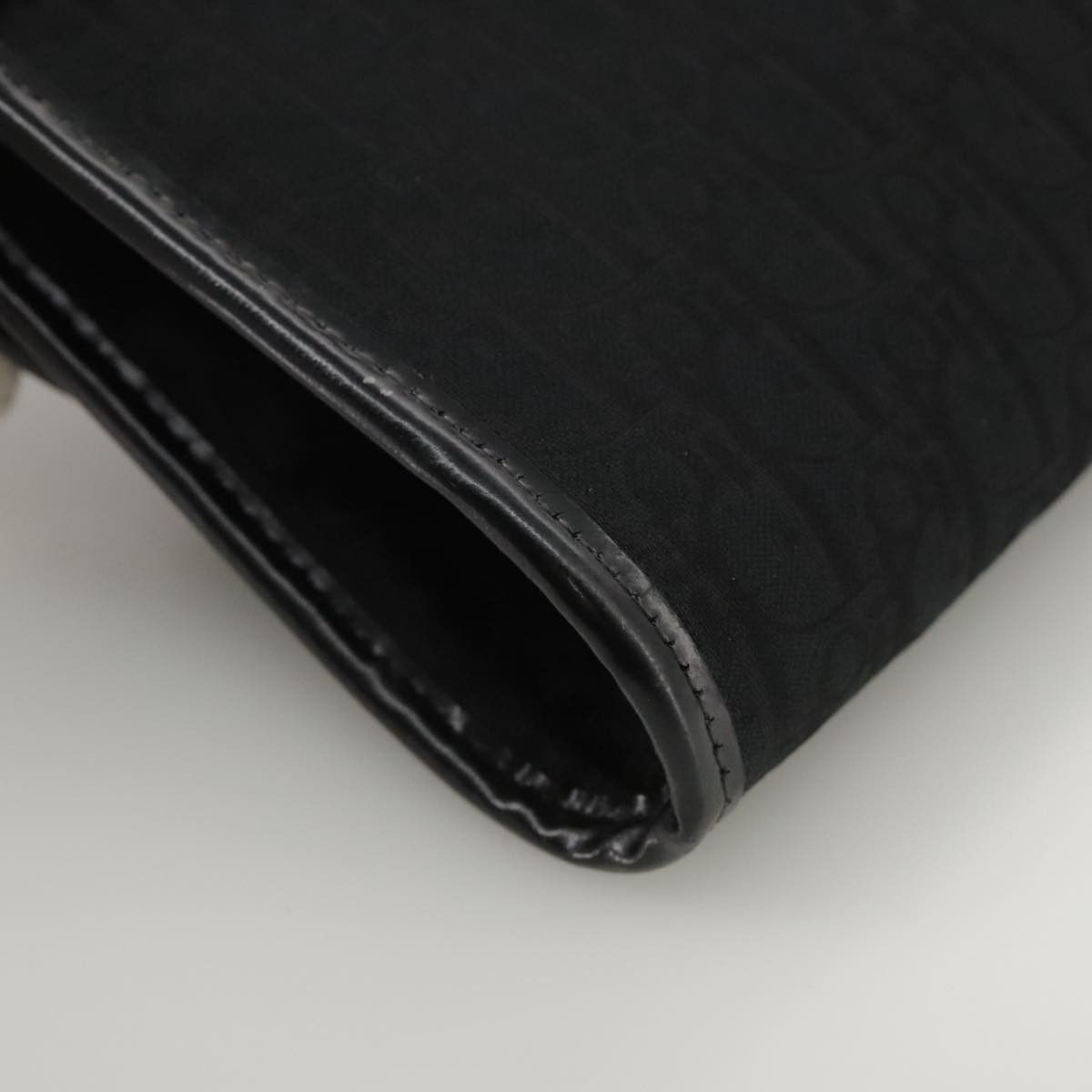 Dior Trotter Black Canvas Shoulder Bag (Pre-Owned) Size ONE SIZE - 9 Thumbnail