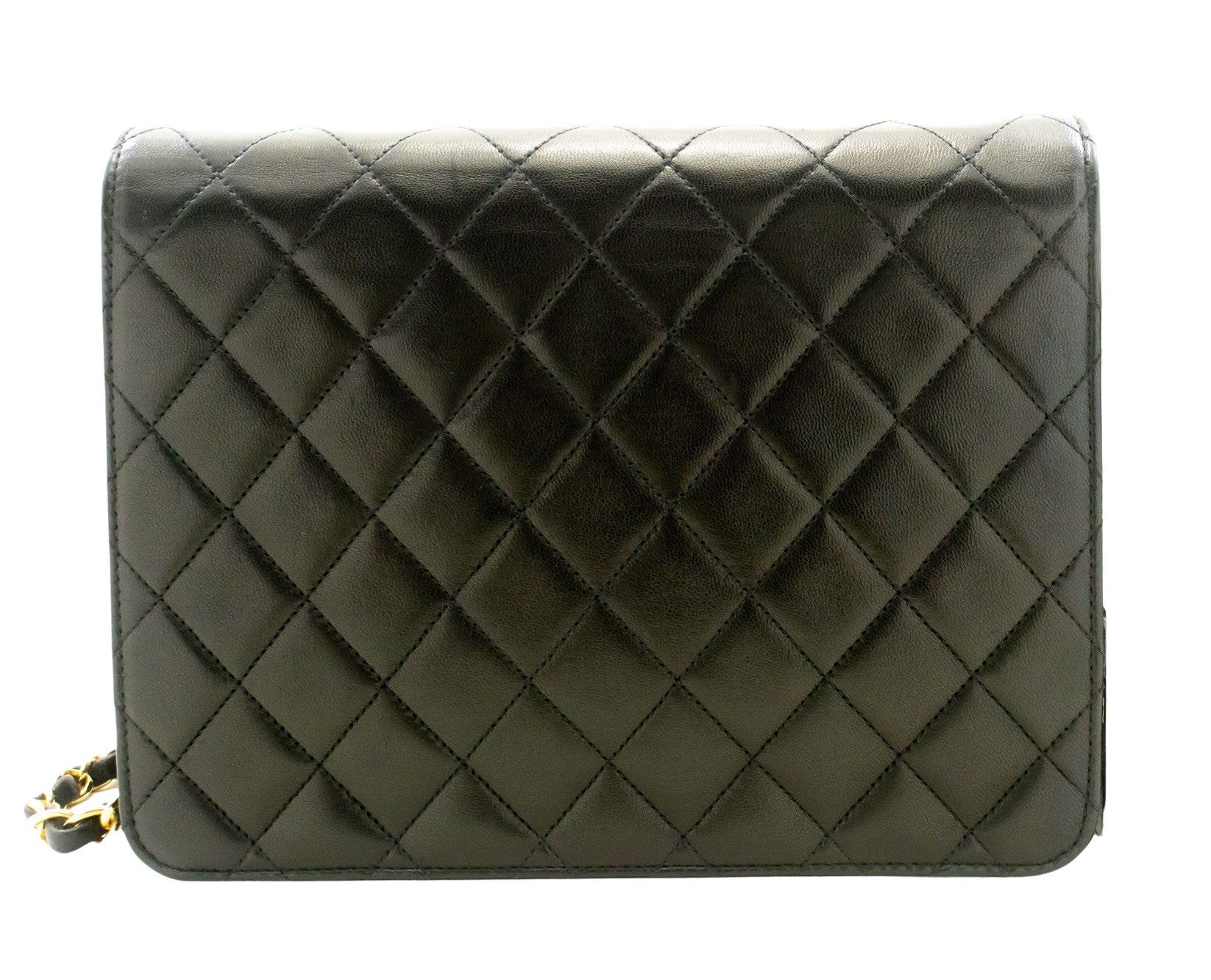 Chanel Black Leather Shoulder Bag (Pre-Owned) Size ONE SIZE - 2 Thumbnail