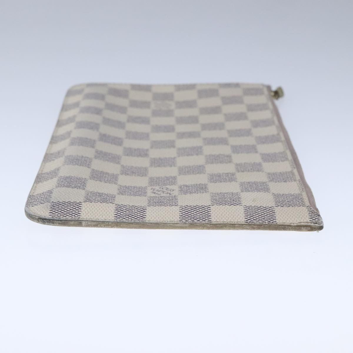 Louis Vuitton Neverfull Pouch White Canvas Clutch Bag (Pre-Owned) Size ONE SIZE - 4 Thumbnail