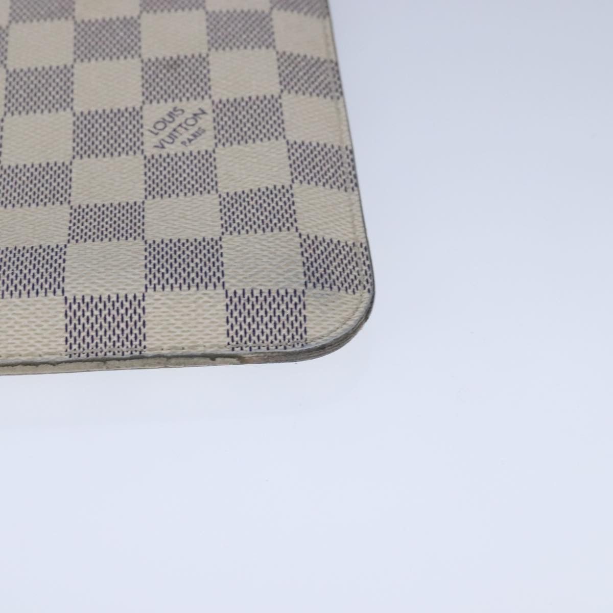 Louis Vuitton Neverfull Pouch White Canvas Clutch Bag (Pre-Owned) Size ONE SIZE - 6 Thumbnail