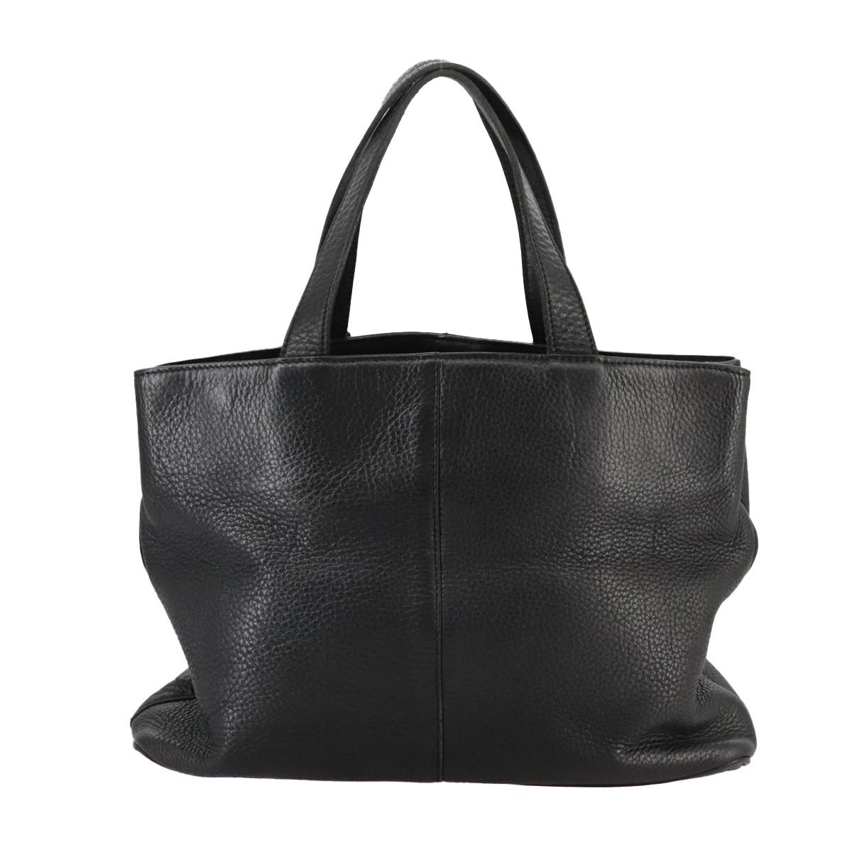 Burberry Black Leather Handbag (Pre-Owned) Size ONE SIZE - 2 Thumbnail