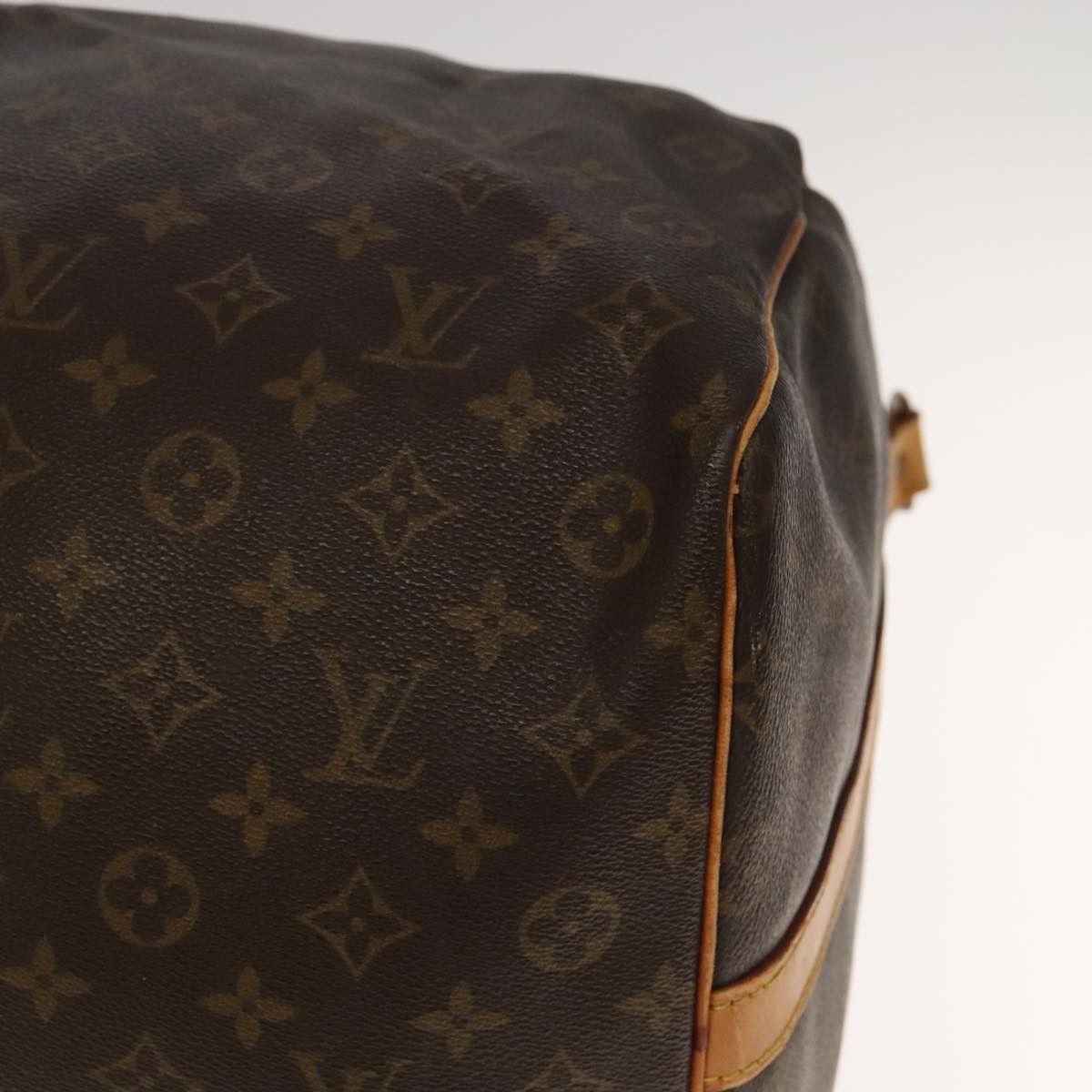 Louis Vuitton Keepall Bandoulière 60 Brown Canvas Travel Bag (Pre-Owned) Size ONE SIZE - 7 Thumbnail