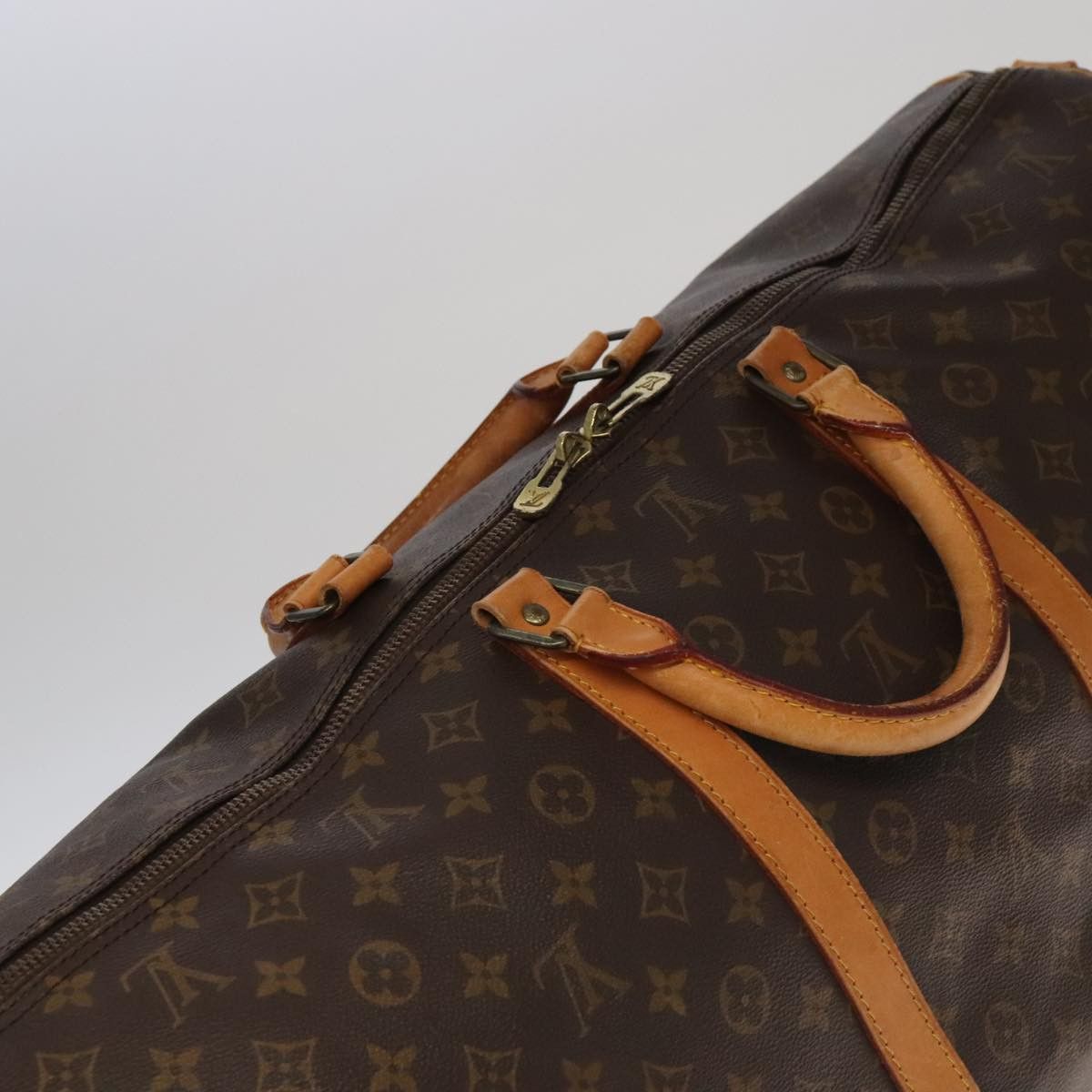 Louis Vuitton Keepall Bandoulière 60 Brown Canvas Travel Bag (Pre-Owned) Size ONE SIZE - 15 Thumbnail