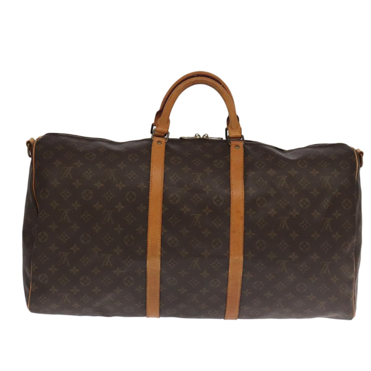 Louis Vuitton Keepall Bandoulière 60 Brown Canvas Travel Bag (Pre-Owned) Size ONE SIZE - 2 Thumbnail