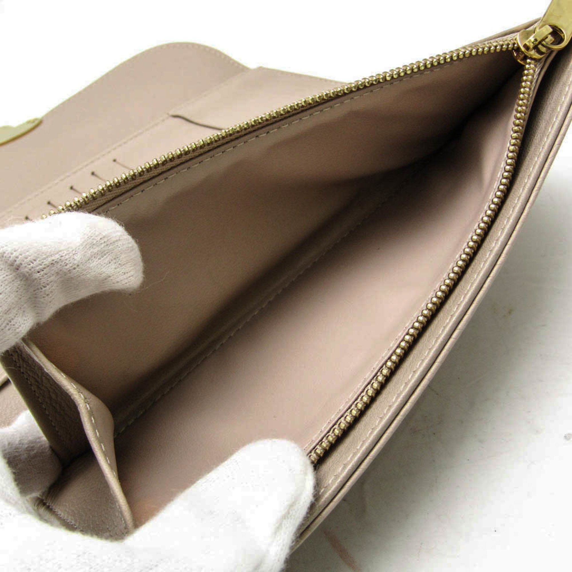 Louis Vuitton Amelia Brown Leather Wallet (Pre-Owned) Size ONE SIZE - 12 Thumbnail