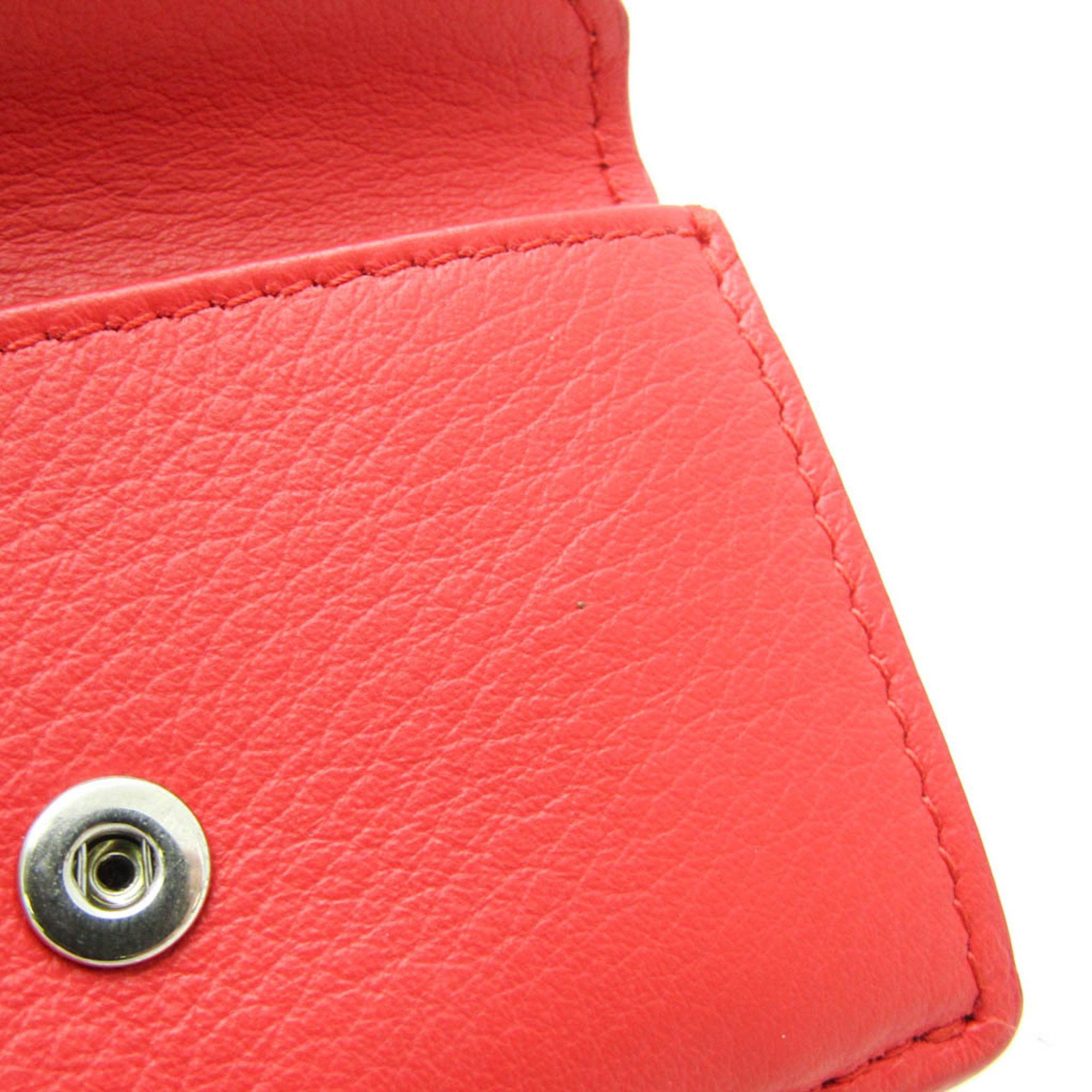 Balenciaga Red Leather Wallet (Pre-Owned) Size ONE SIZE - 6 Thumbnail