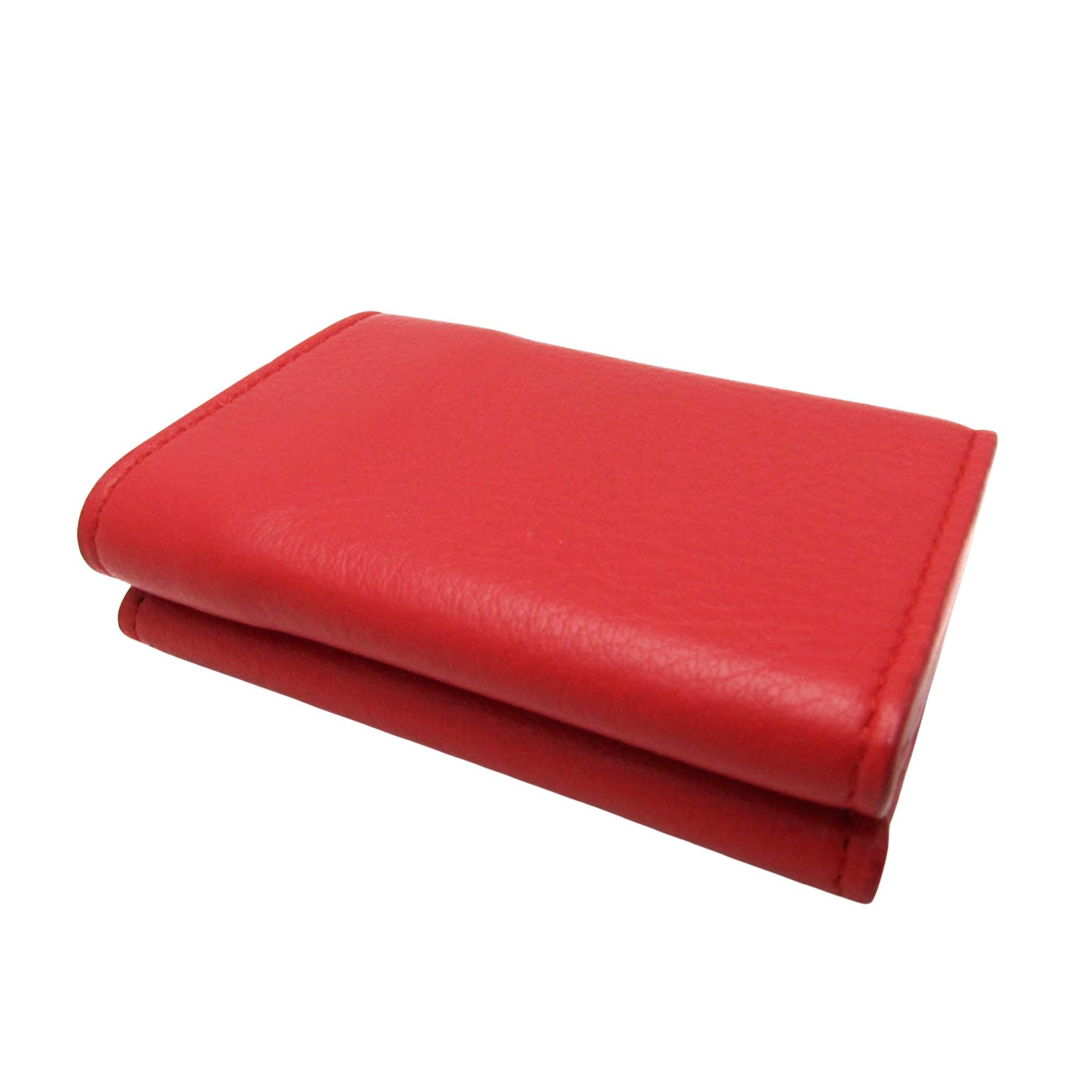 Balenciaga Red Leather Wallet (Pre-Owned) Size ONE SIZE - 2 Thumbnail