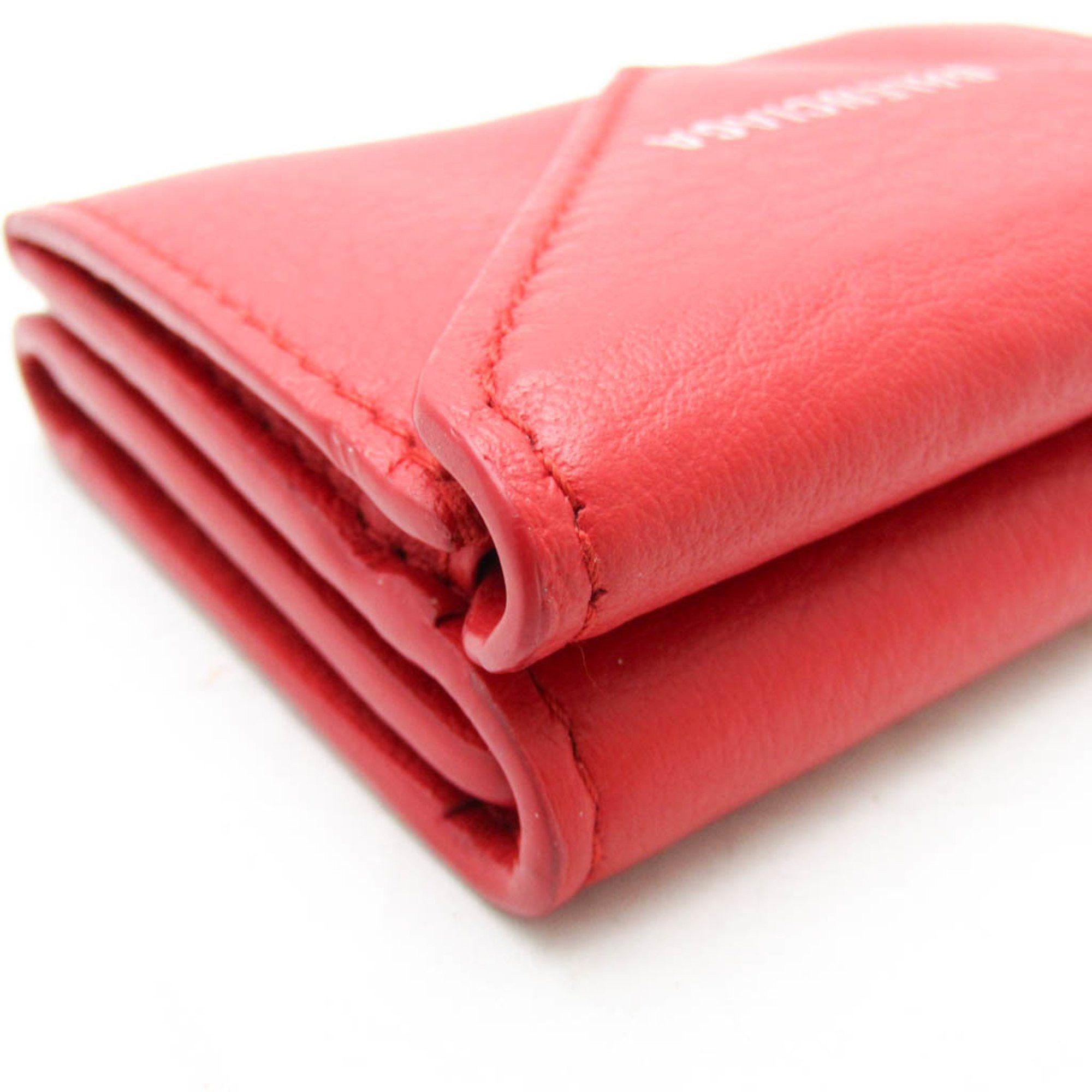 Balenciaga Red Leather Wallet (Pre-Owned) Size ONE SIZE - 3 Thumbnail