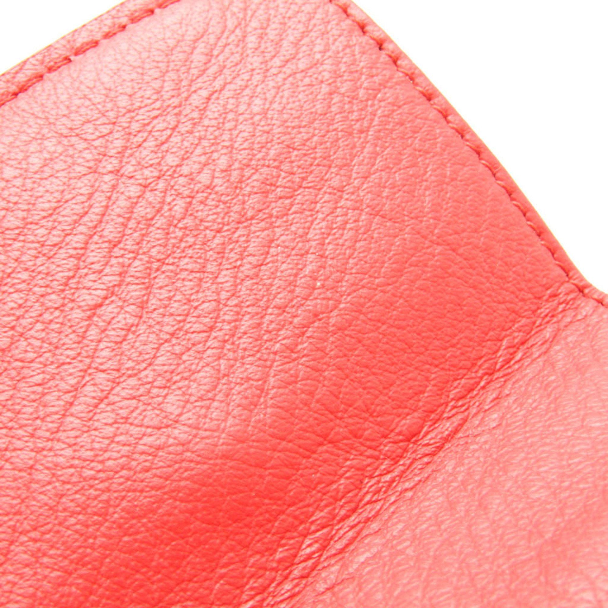 Balenciaga Red Leather Wallet (Pre-Owned) Size ONE SIZE - 18 Thumbnail