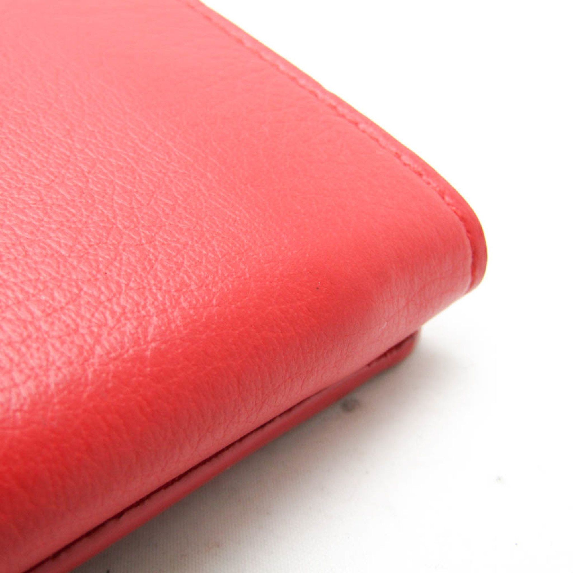 Balenciaga Red Leather Wallet (Pre-Owned) Size ONE SIZE - 17 Thumbnail