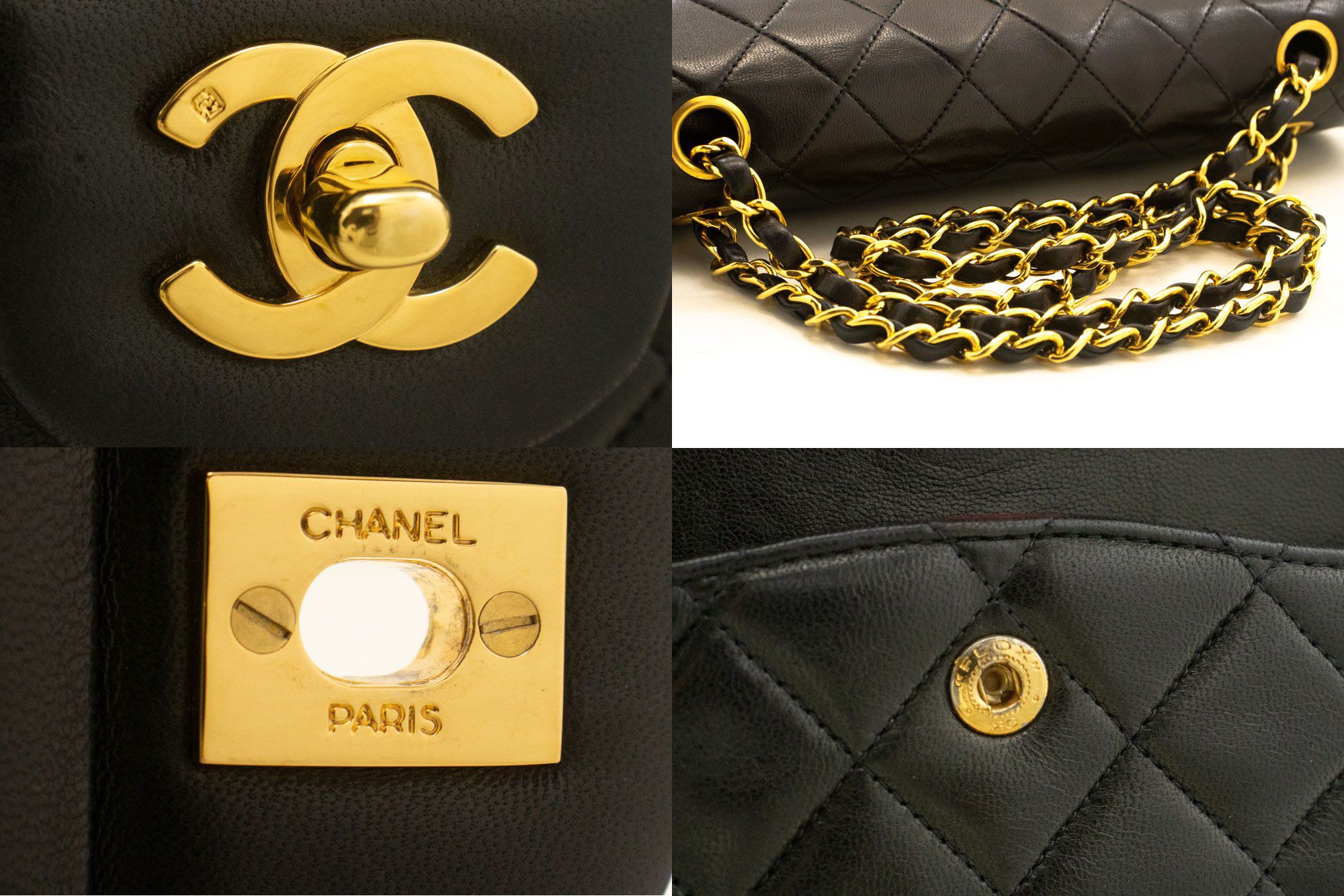 Chanel Black Leather Shoulder Bag (Pre-Owned) Size ONE SIZE - 6 Thumbnail
