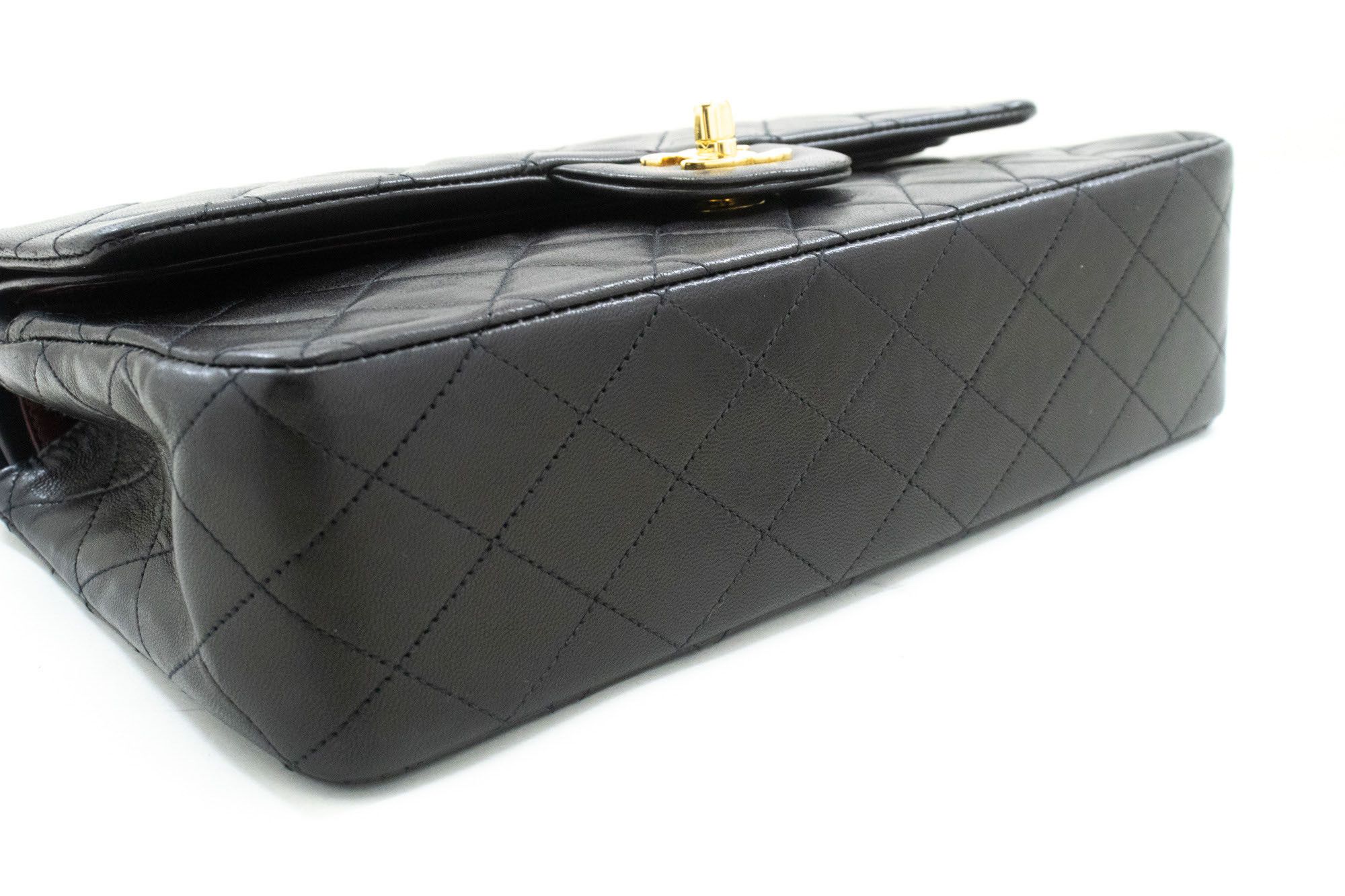 Chanel Black Leather Shoulder Bag (Pre-Owned) Size ONE SIZE - 12 Thumbnail