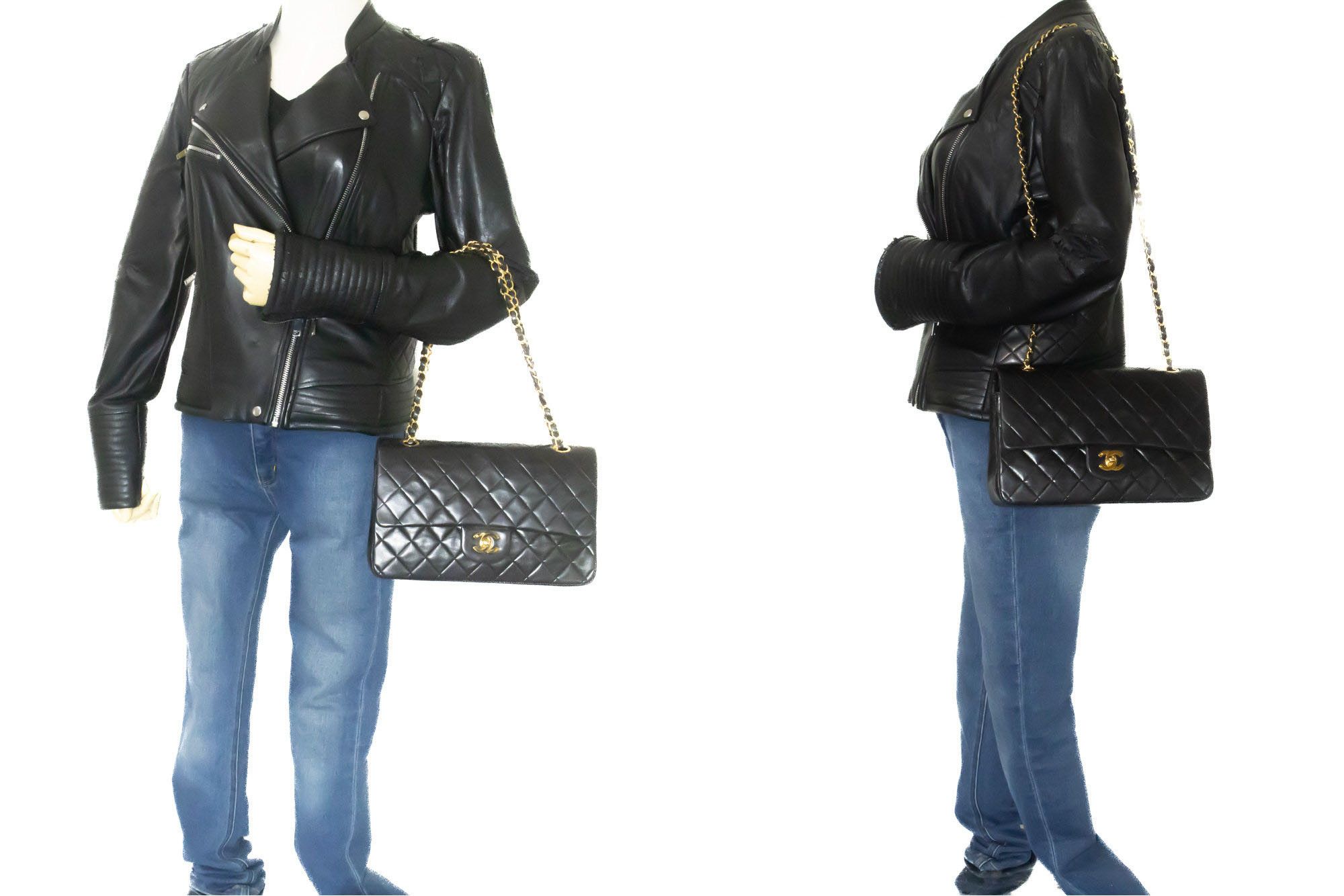 Chanel Black Leather Shoulder Bag (Pre-Owned) Size ONE SIZE - 11 Thumbnail