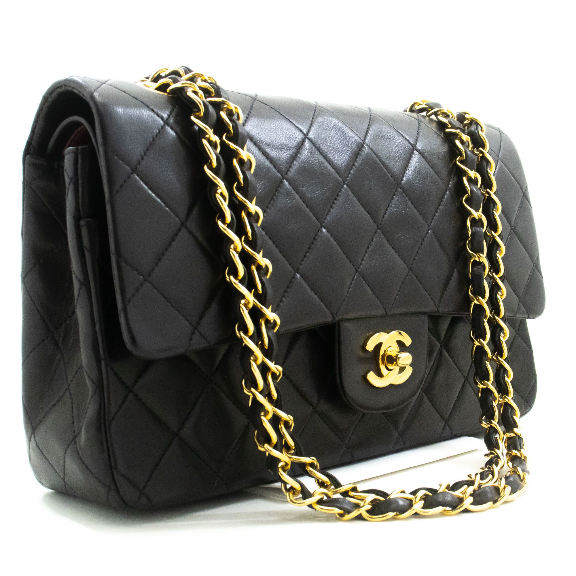 Chanel Black Leather Shoulder Bag (Pre-Owned) Size ONE SIZE - 4 Thumbnail