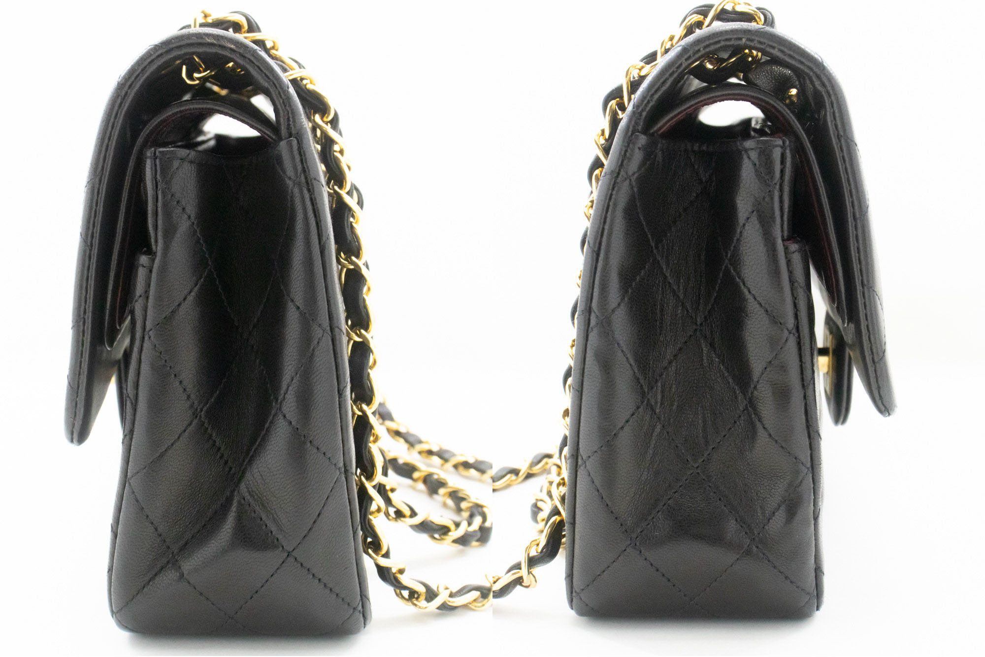 Chanel Black Leather Shoulder Bag (Pre-Owned) Size ONE SIZE - 3 Thumbnail