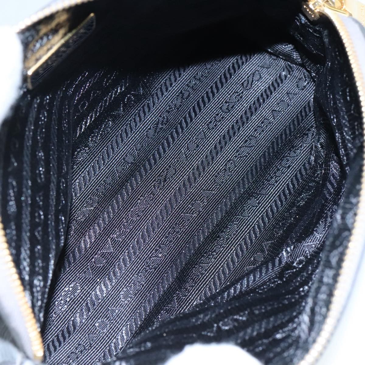 Prada Cosmetic Pouch Grey Leather Clutch Bag (Pre-Owned) Size ONE SIZE - 10 Thumbnail