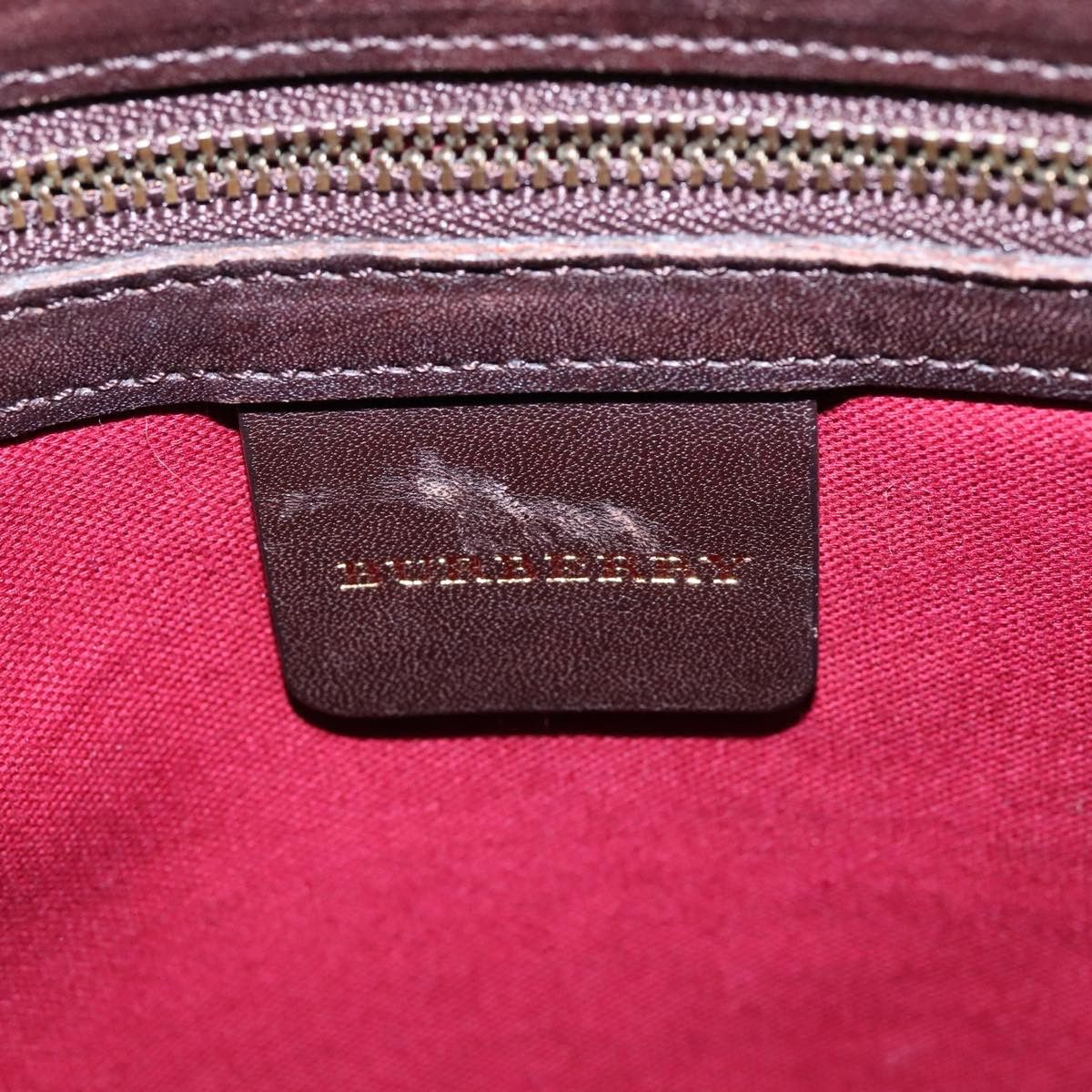 Burberry Nova Check Beige Canvas Shoulder Bag (Pre-Owned) Size ONE SIZE - 12 Thumbnail