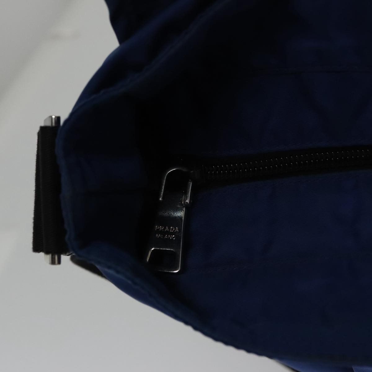 Prada Tessuto Blue Synthetic Shoulder Bag (Pre-Owned) Size ONE SIZE - 16 Thumbnail