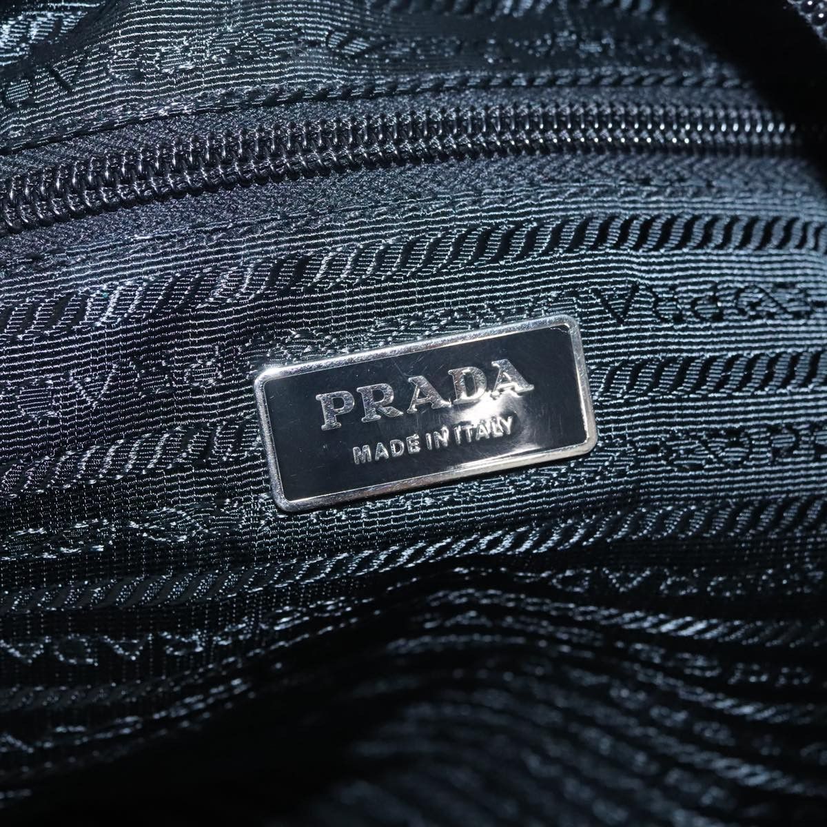 Prada Tessuto Blue Synthetic Shoulder Bag (Pre-Owned) Size ONE SIZE - 20 Thumbnail