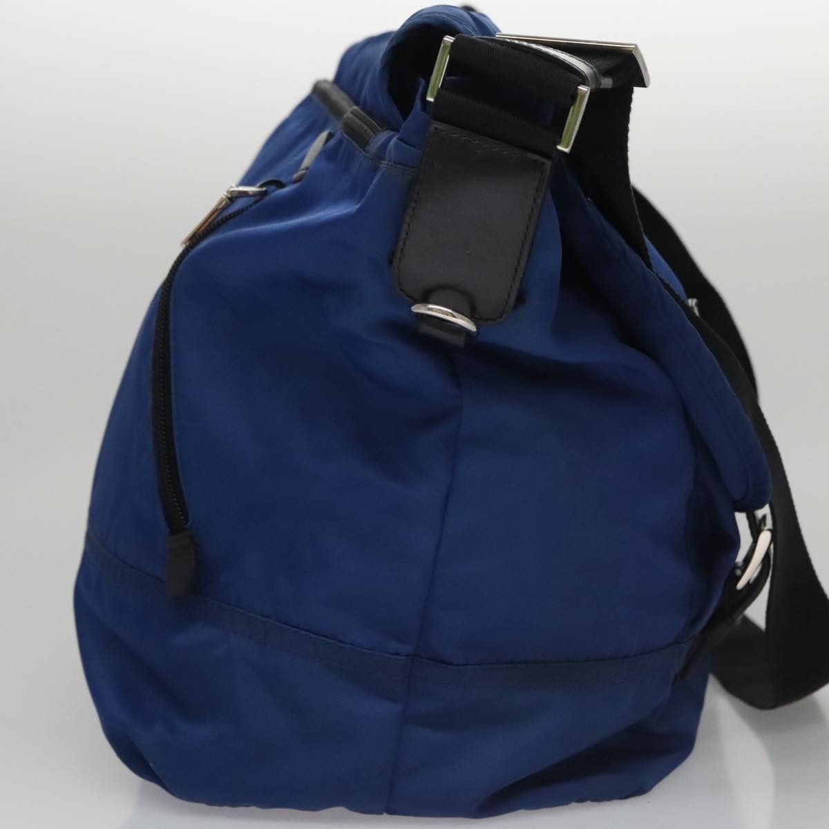 Prada Tessuto Blue Synthetic Shoulder Bag (Pre-Owned) Size ONE SIZE - 4 Thumbnail