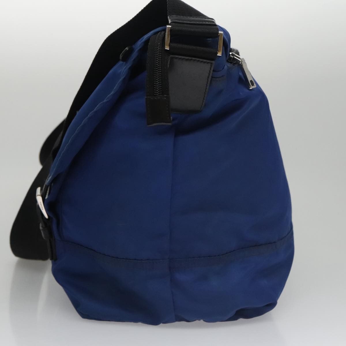 Prada Tessuto Blue Synthetic Shoulder Bag (Pre-Owned) Size ONE SIZE - 3 Thumbnail