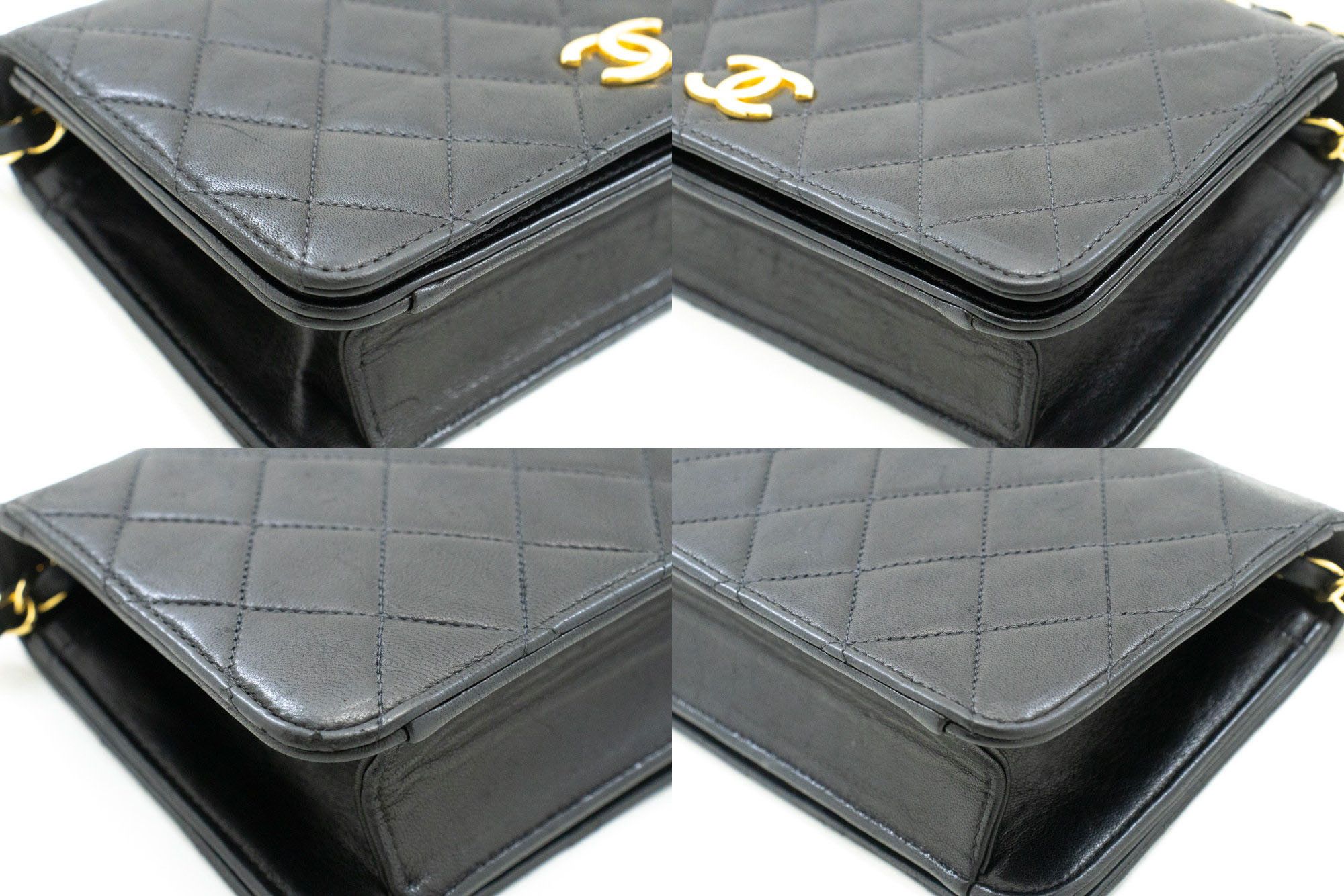 Chanel Black Leather Shoulder Bag (Pre-Owned) Size ONE SIZE - 5 Thumbnail