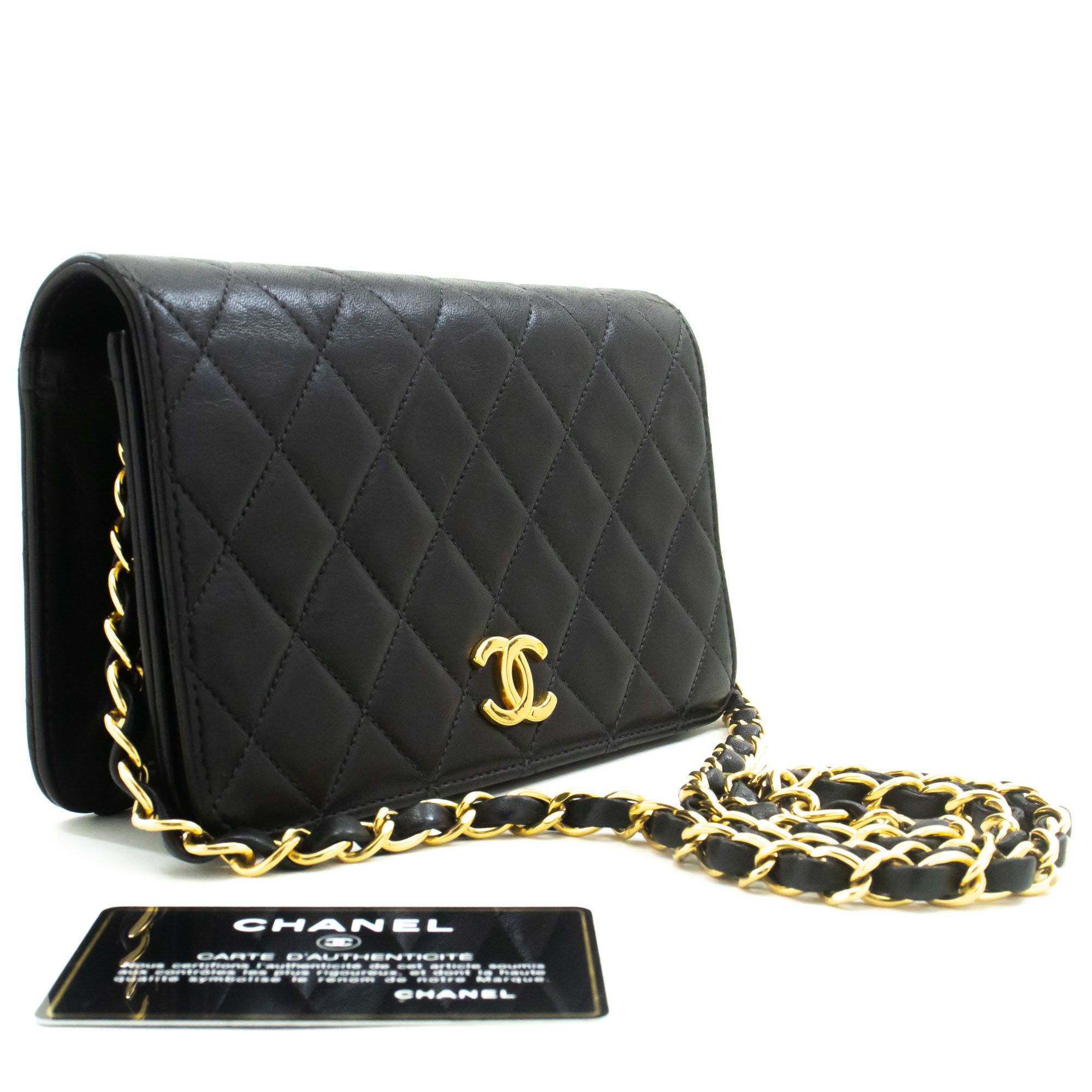 Chanel Black Leather Shoulder Bag (Pre-Owned) Size ONE SIZE - 4 Thumbnail