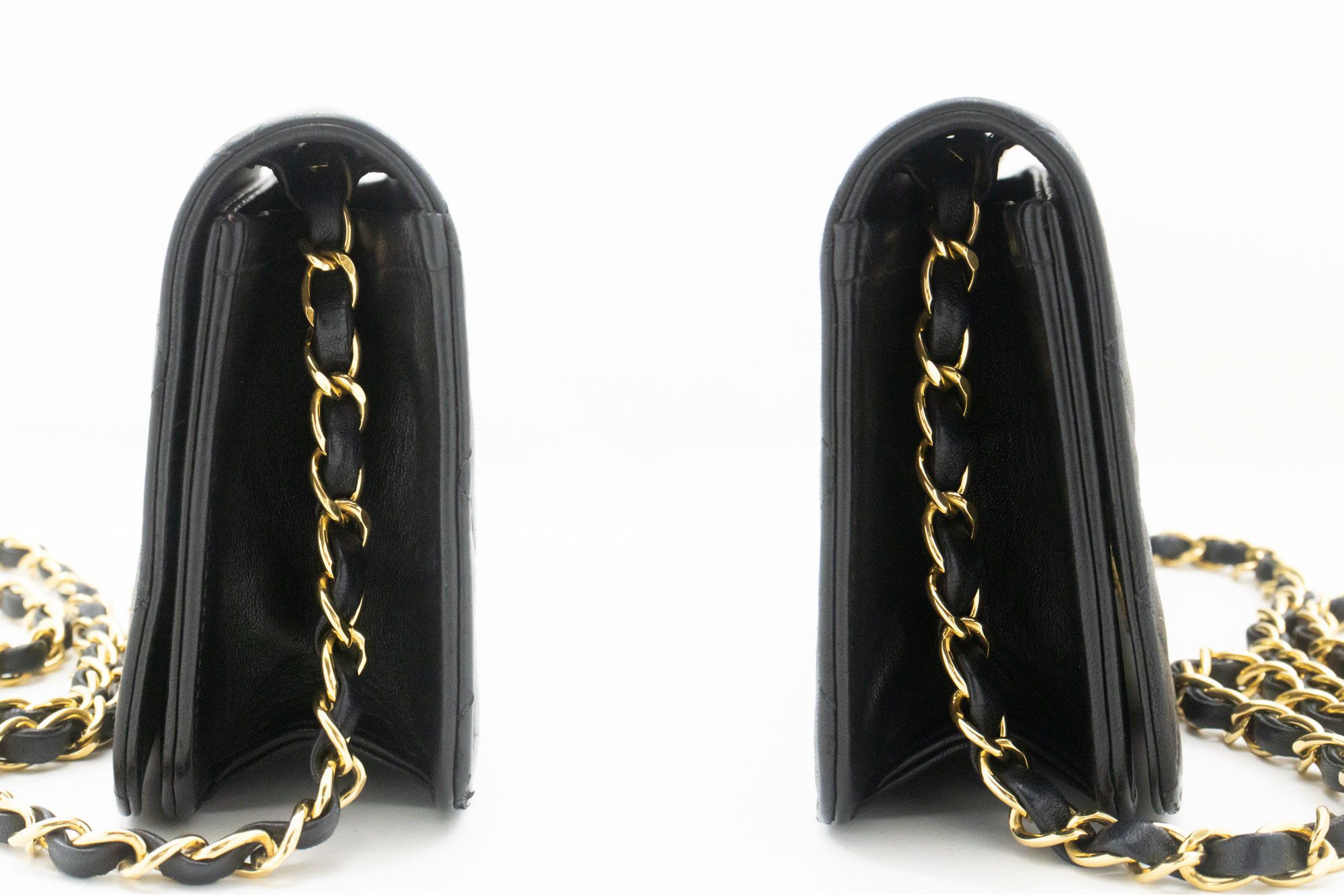 Chanel Black Leather Shoulder Bag (Pre-Owned) Size ONE SIZE - 3 Thumbnail