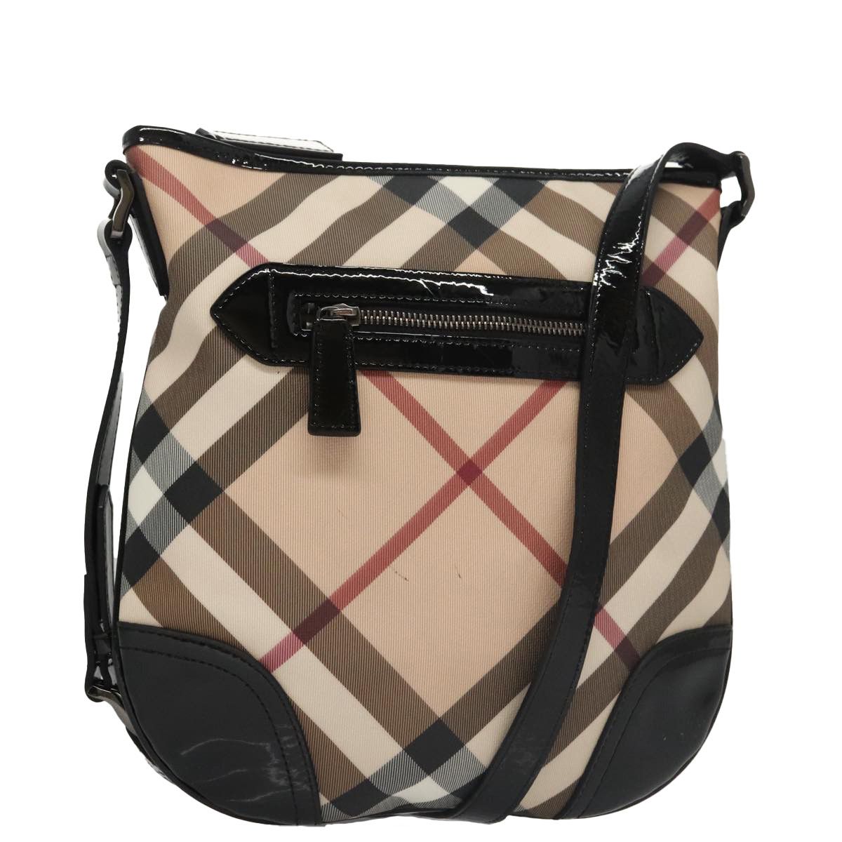 Burberry Dryden Beige Canvas Shoulder Bag (Pre-Owned) Size ONE SIZE - 18 Thumbnail