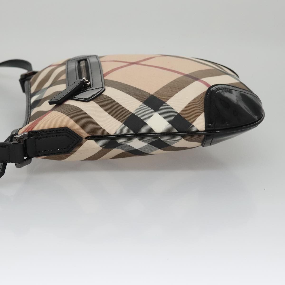 Burberry Dryden Beige Canvas Shoulder Bag (Pre-Owned) Size ONE SIZE - 4 Thumbnail