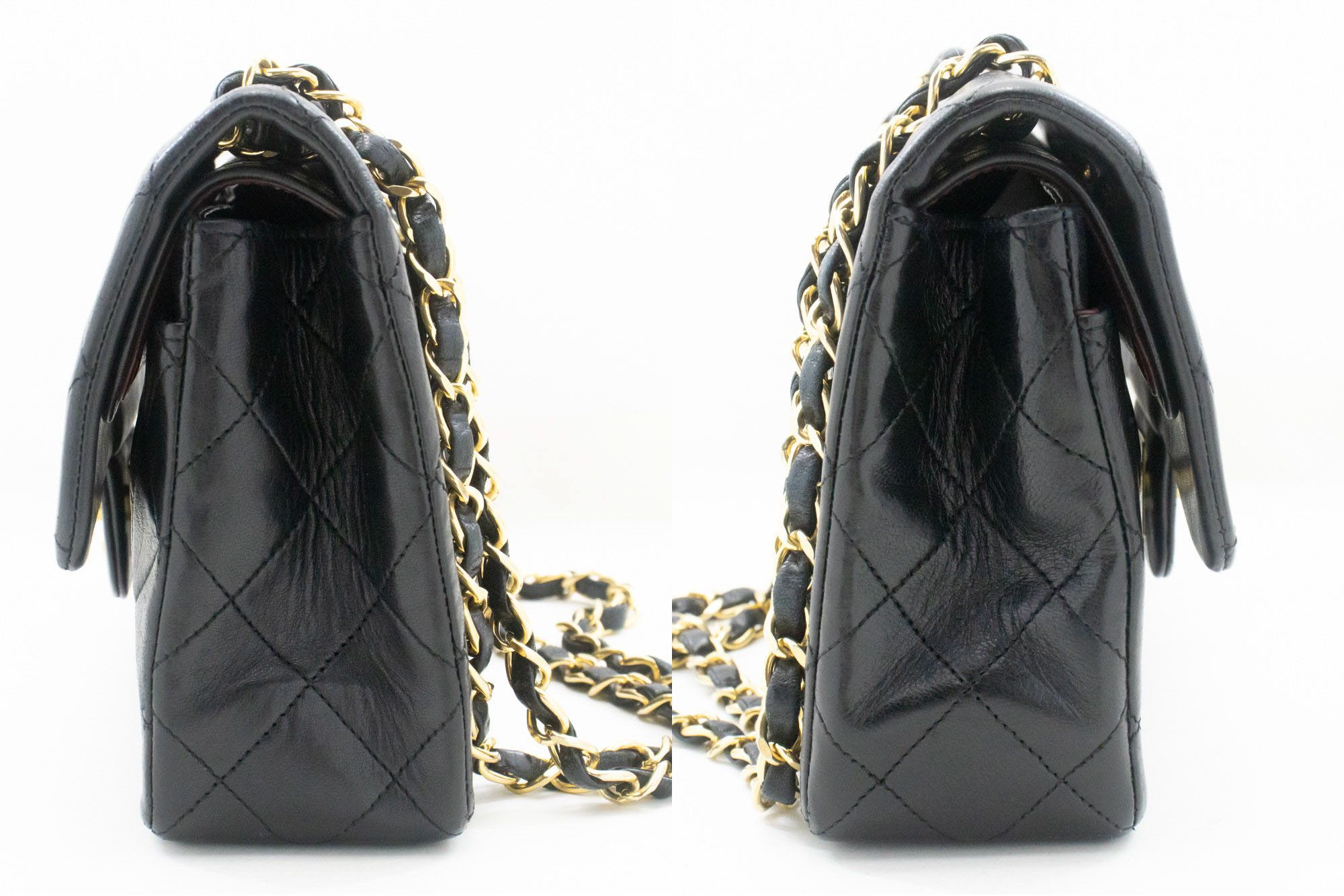 Chanel Black Leather Shoulder Bag (Pre-Owned) Size ONE SIZE - 3 Thumbnail