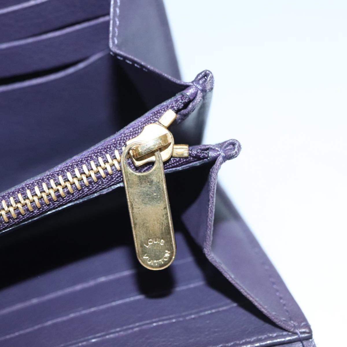 Louis Vuitton Amelia Purple Leather Wallet (Pre-Owned) Size ONE SIZE - 12 Thumbnail