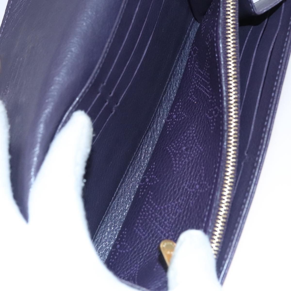 Louis Vuitton Amelia Purple Leather Wallet (Pre-Owned) Size ONE SIZE - 13 Thumbnail