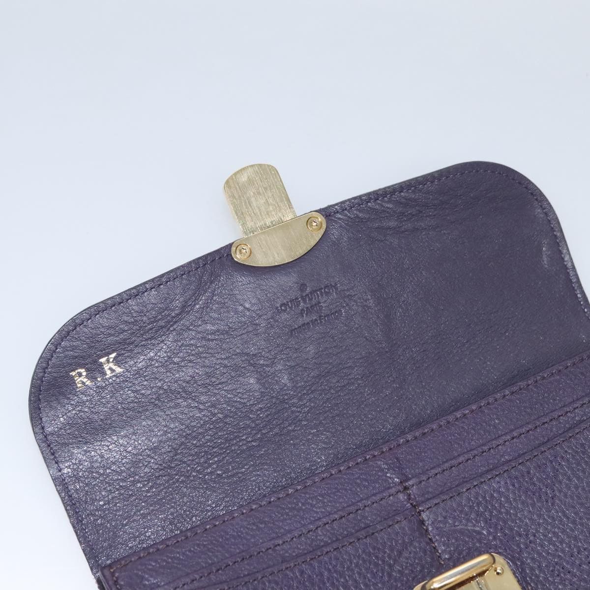 Louis Vuitton Amelia Purple Leather Wallet (Pre-Owned) Size ONE SIZE - 20 Thumbnail