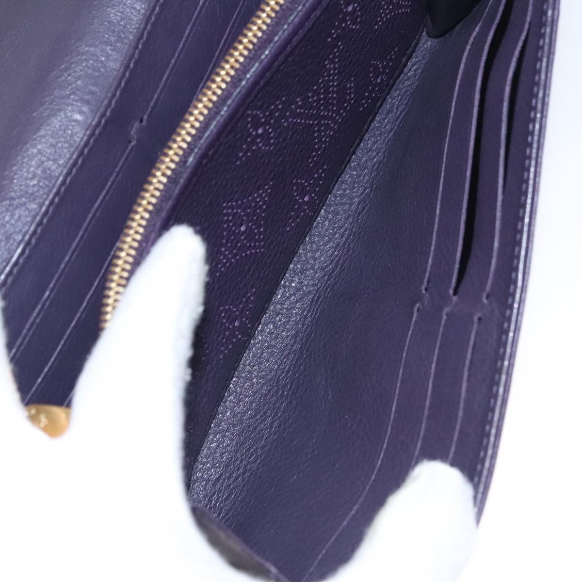 Louis Vuitton Amelia Purple Leather Wallet (Pre-Owned) Size ONE SIZE - 14 Thumbnail