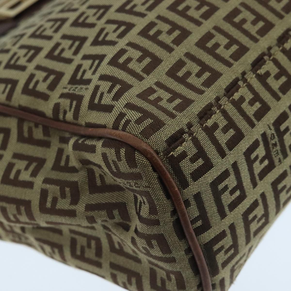 Fendi Zucchino Beige Canvas Tote Bag (Pre-Owned) Size ONE SIZE - 8 Thumbnail