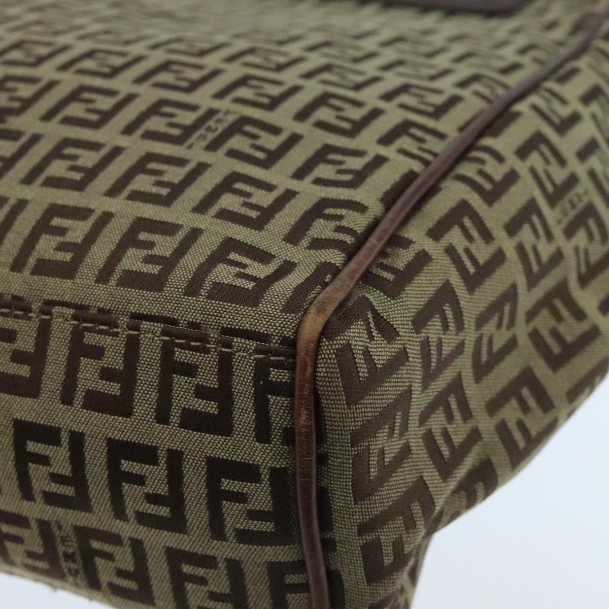 Fendi Zucchino Beige Canvas Tote Bag (Pre-Owned) Size ONE SIZE - 9 Thumbnail