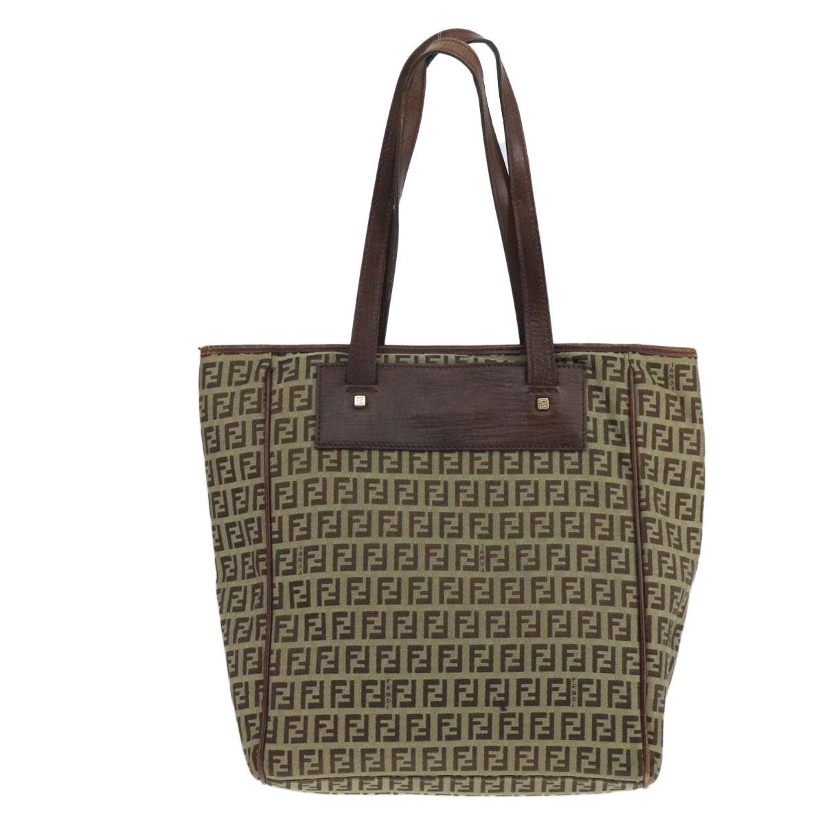Fendi Zucchino Beige Canvas Tote Bag (Pre-Owned) Size ONE SIZE - 2 Thumbnail