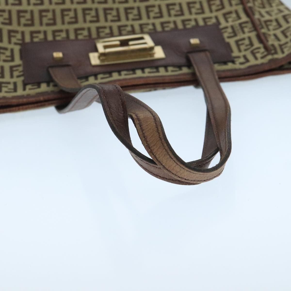 Fendi Zucchino Beige Canvas Tote Bag (Pre-Owned) Size ONE SIZE - 5 Thumbnail