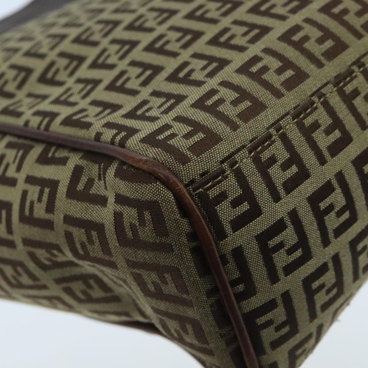 Fendi Zucchino Beige Canvas Tote Bag (Pre-Owned) Size ONE SIZE - 10 Thumbnail
