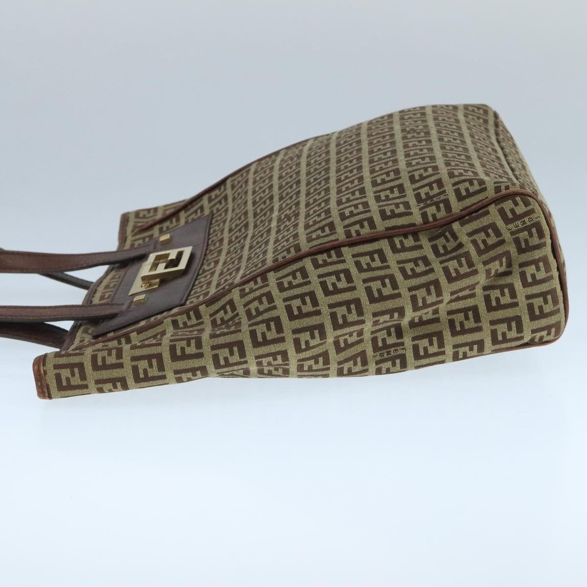 Fendi Zucchino Beige Canvas Tote Bag (Pre-Owned) Size ONE SIZE - 4 Thumbnail