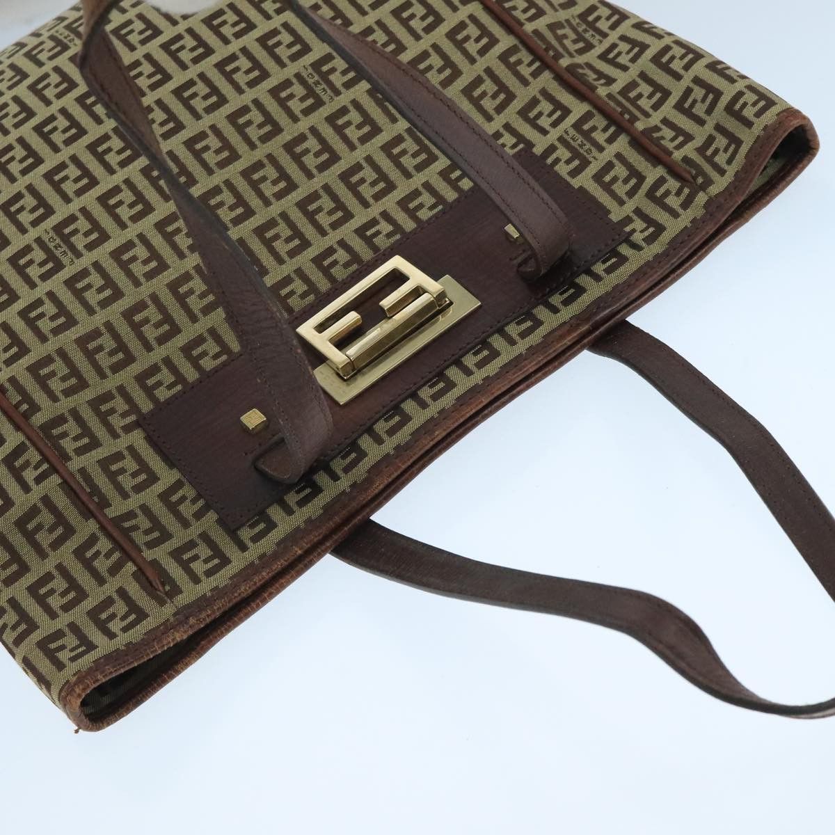 Fendi Zucchino Beige Canvas Tote Bag (Pre-Owned) Size ONE SIZE - 17 Thumbnail