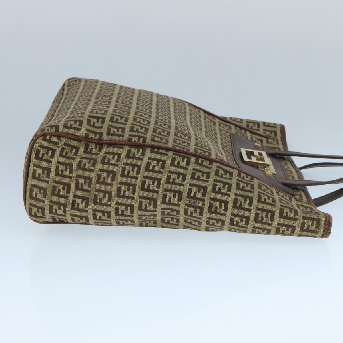Fendi Zucchino Beige Canvas Tote Bag (Pre-Owned) Size ONE SIZE - 3 Thumbnail