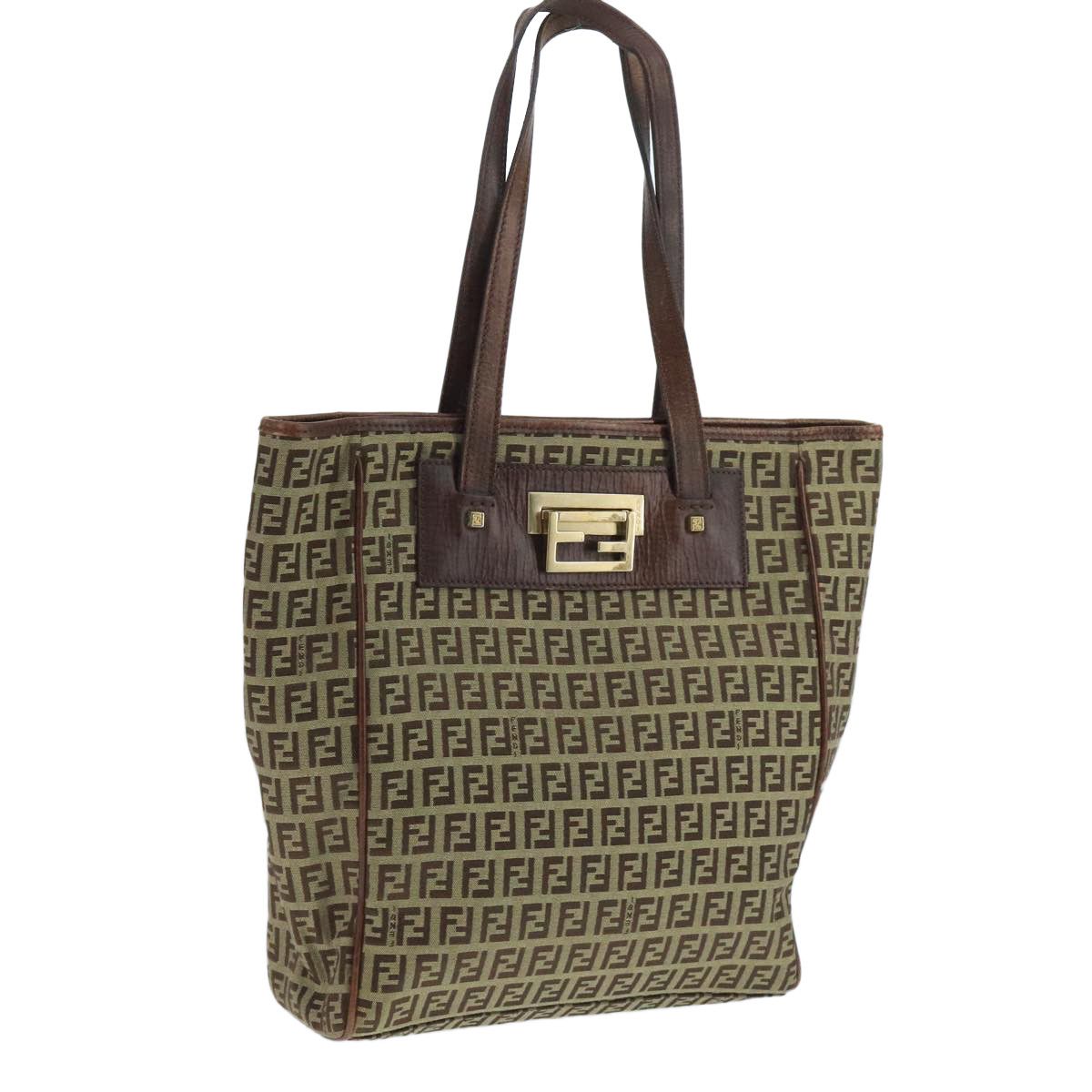 Fendi Zucchino Beige Canvas Tote Bag (Pre-Owned) Size ONE SIZE - 16 Thumbnail