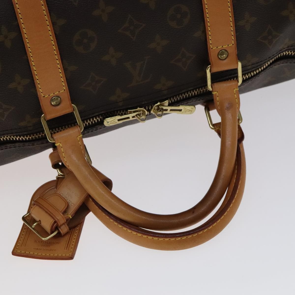 Louis Vuitton Keepall 60 Brown Canvas Travel Bag (Pre-Owned) Size ONE SIZE - 5 Thumbnail