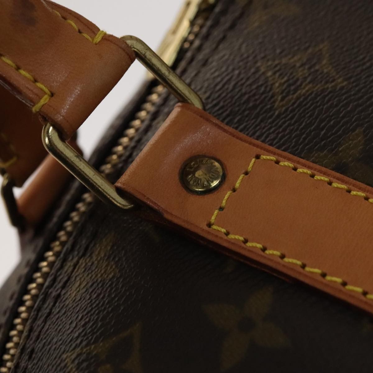 Louis Vuitton Keepall 60 Brown Canvas Travel Bag (Pre-Owned) Size ONE SIZE - 12 Thumbnail