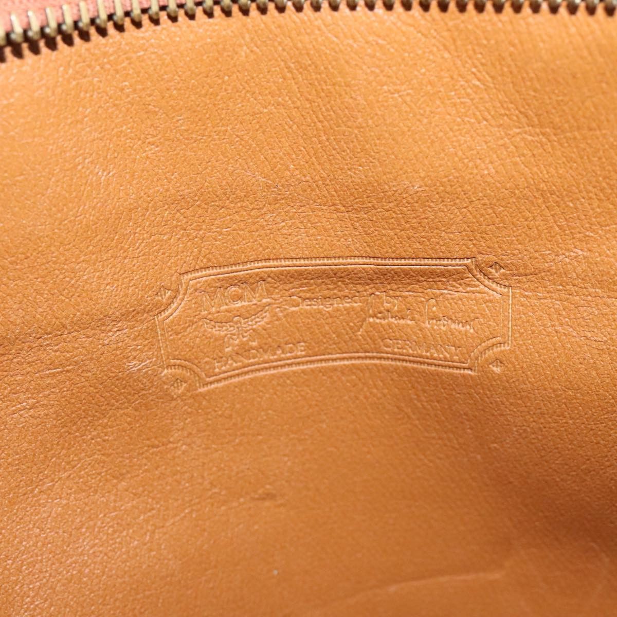 MCM Visetos Brown Canvas Clutch Bag (Pre-Owned) Size ONE SIZE - 13 Thumbnail