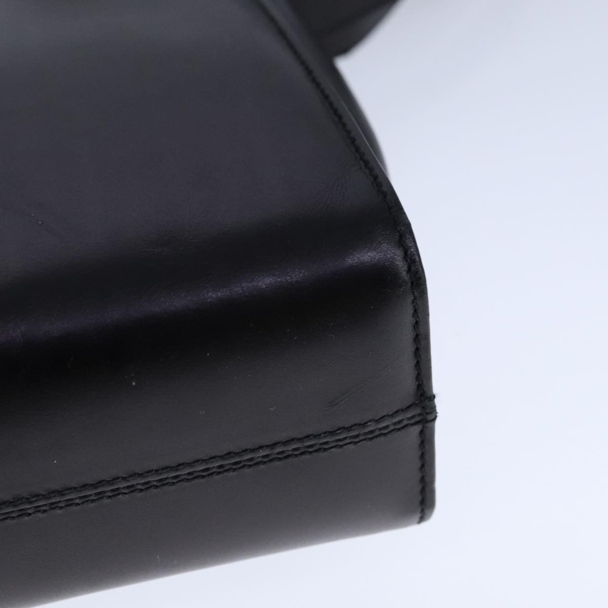 Salvatore Ferragamo Gancini Black Leather Shoulder Bag (Pre-Owned) Size ONE SIZE - 10 Thumbnail